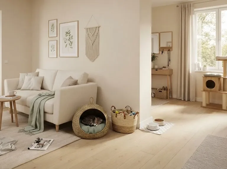 12 Studio Apartment Ideas for Women With Pets That Make Room for Both