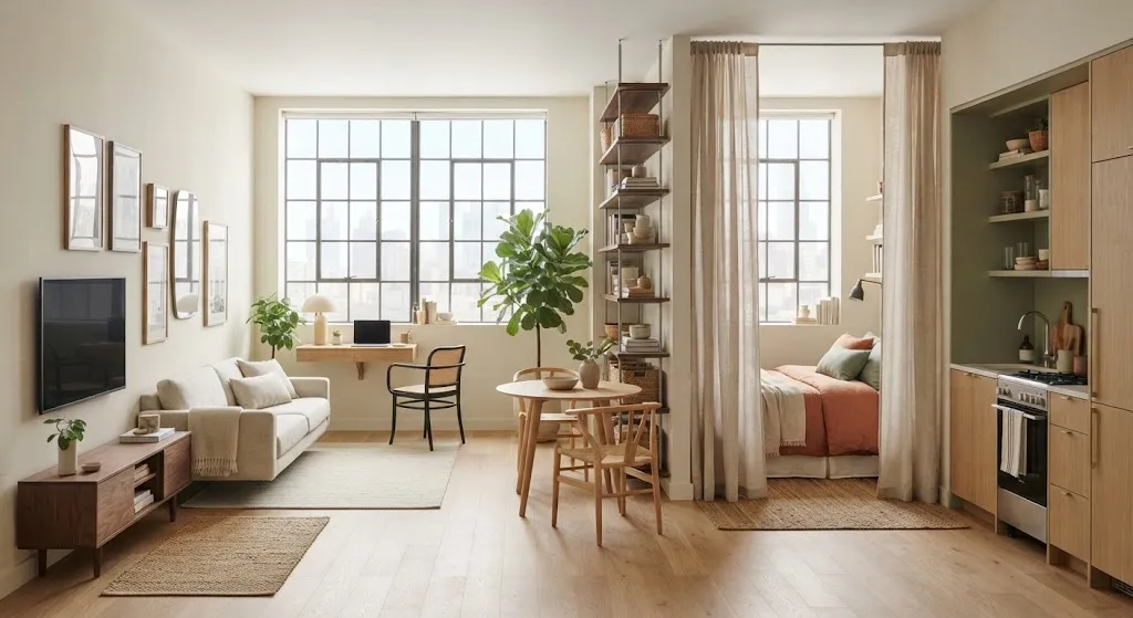 19 Simple Studio Apartment Ideas to Steal for Your Small Space