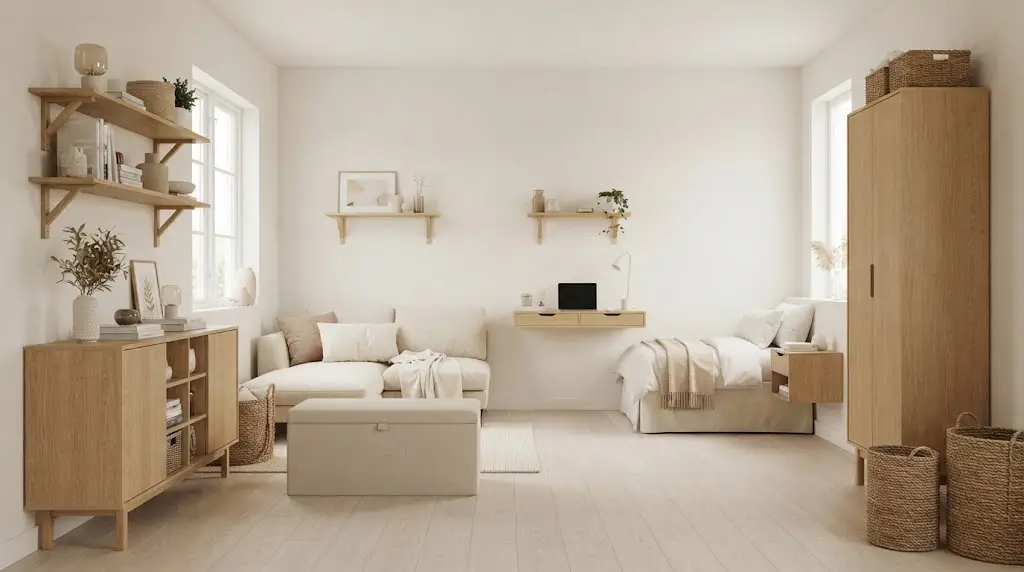 Clutter-Free Studio Apartment Ideas