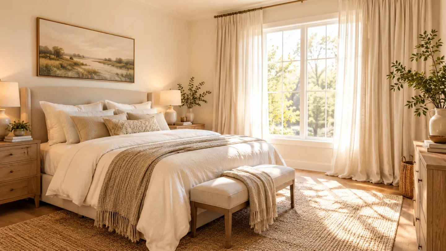 Cozy Bedroom Curtain Ideas