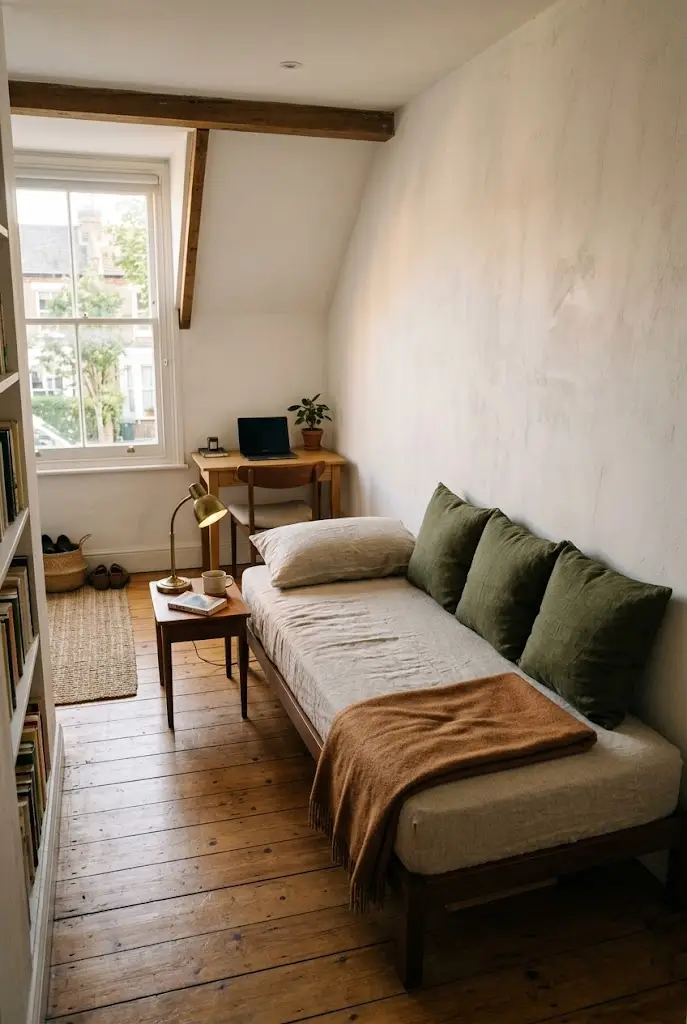 A Daybed Along the Wall