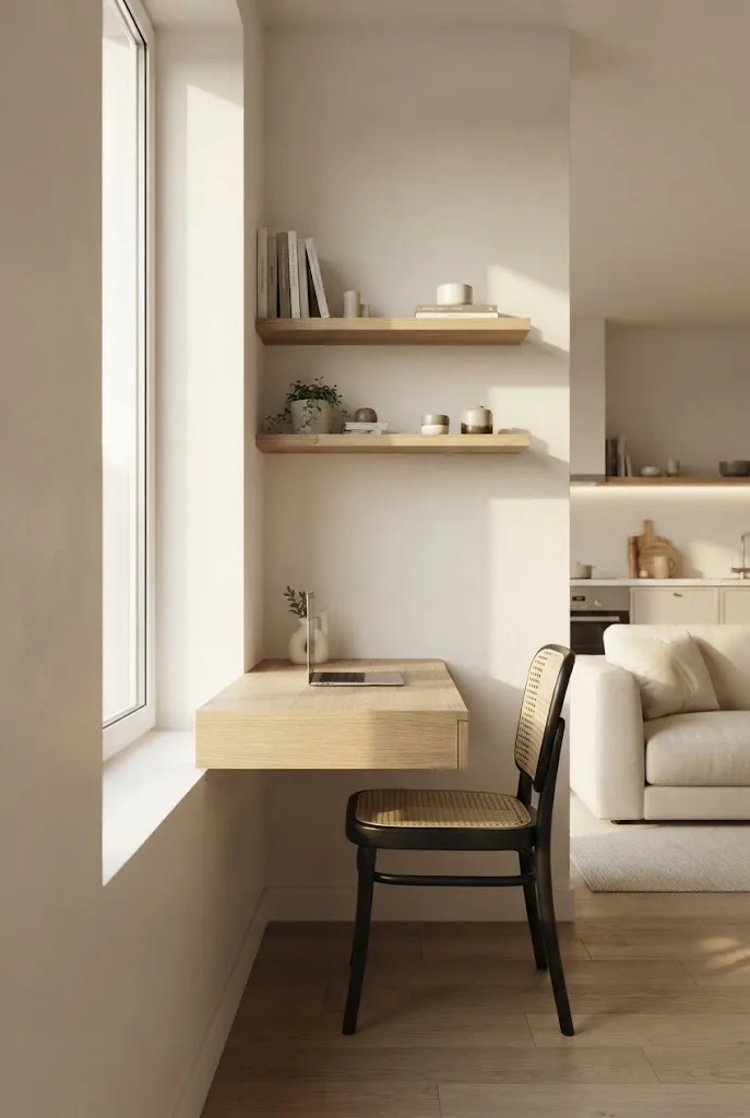 Add a Wall-Mounted Desk