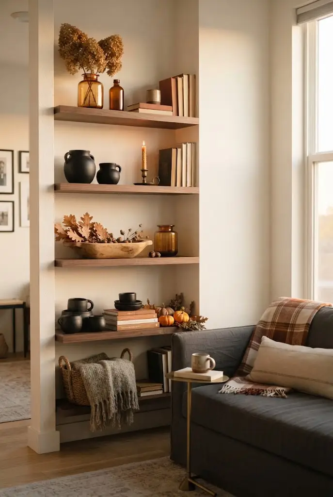 Autumn Open Shelves