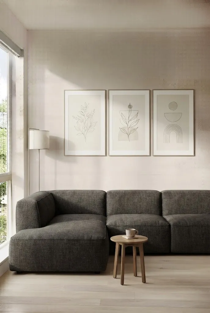 studio apartment wall art ideas
