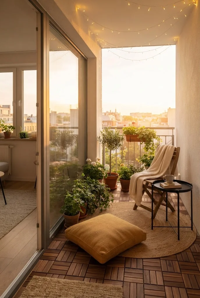 Balcony-as-Extra-Room Layout
