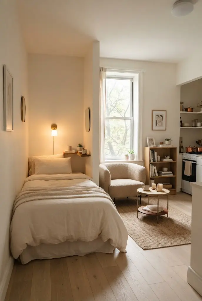 Bed in a Cozy Corner