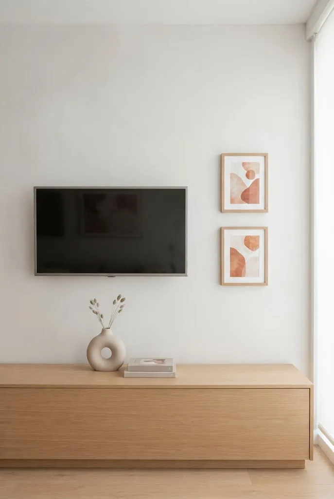 Behind the TV Art Frame
