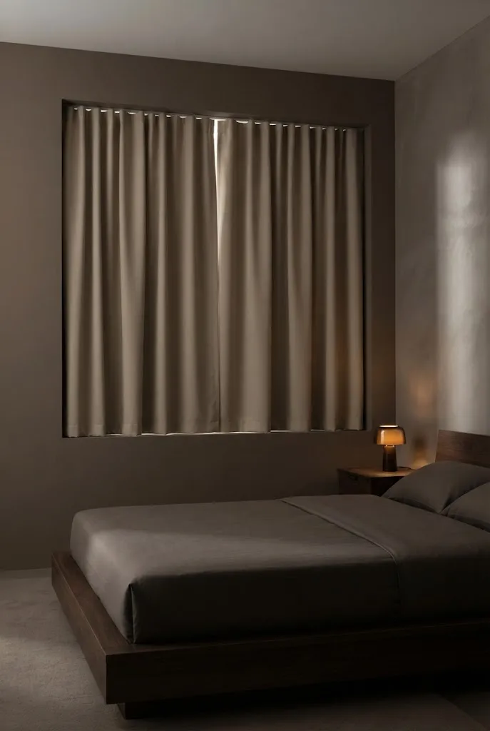 Beige Blackout Curtains