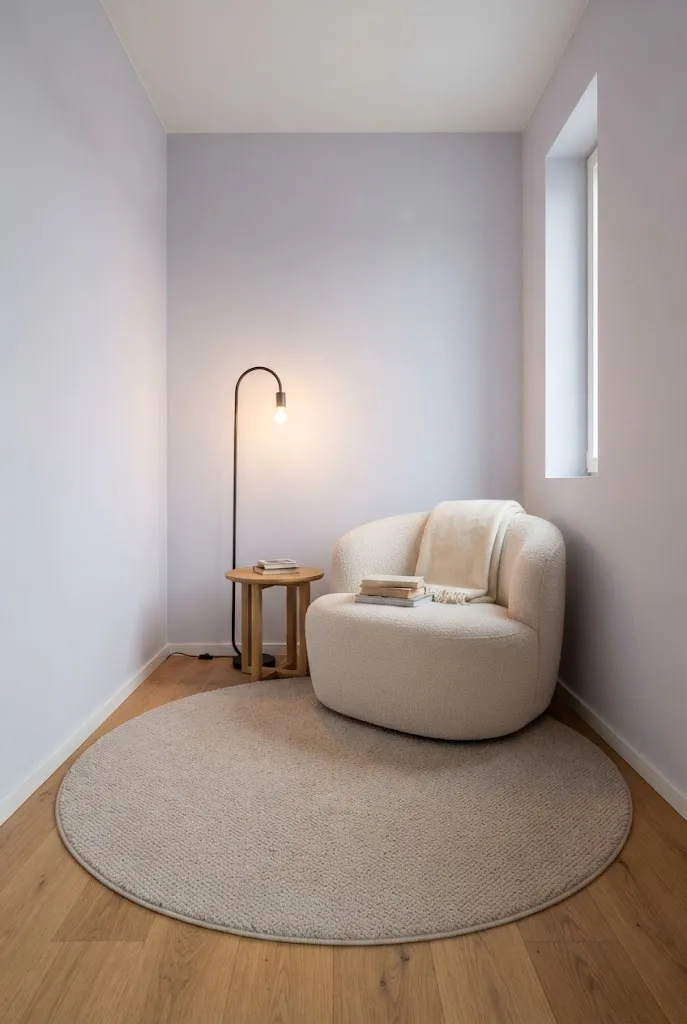 Beige Circle Rug
