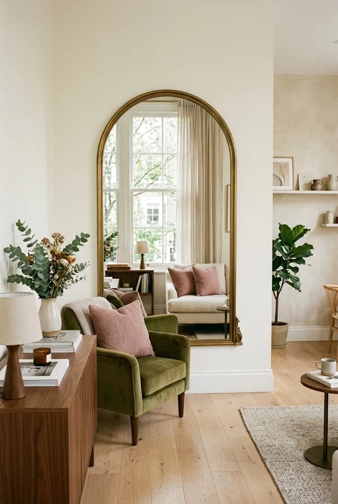 Brass Statement Mirror