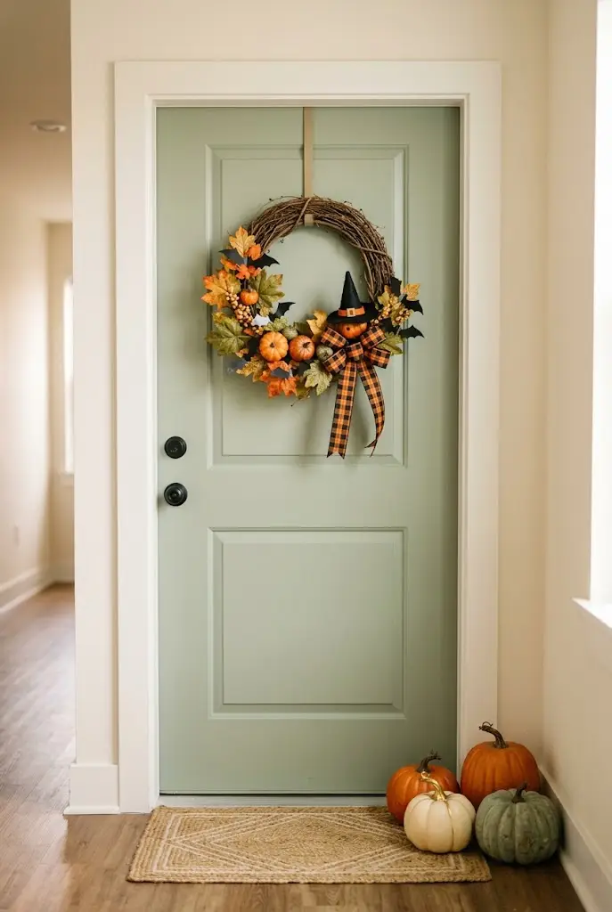 halloween apartment front door ideas