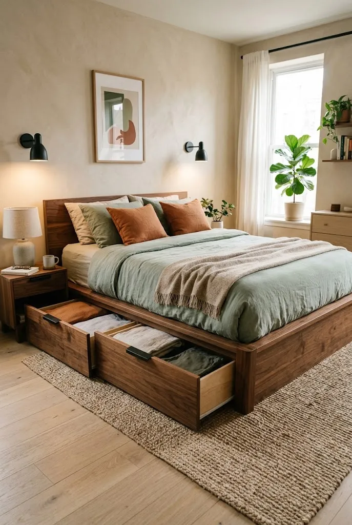Built-In Storage Bed