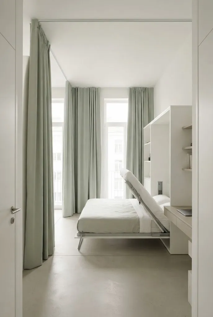Ceiling-Mounted Curtains