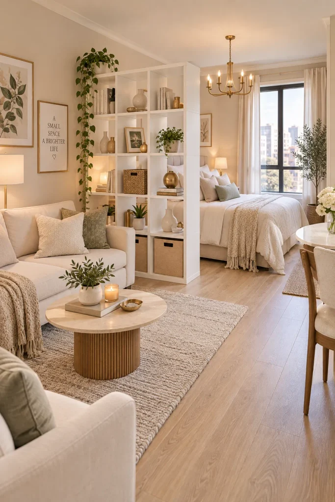 Chandelier Bedroom Divider