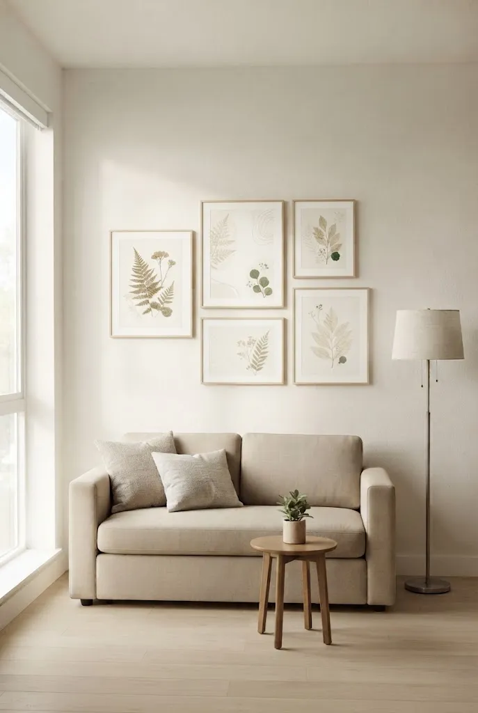 studio apartment wall art ideas
