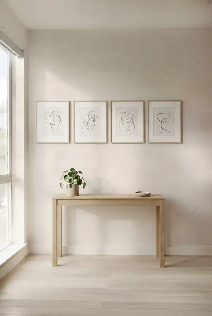 studio apartment wall art ideas
