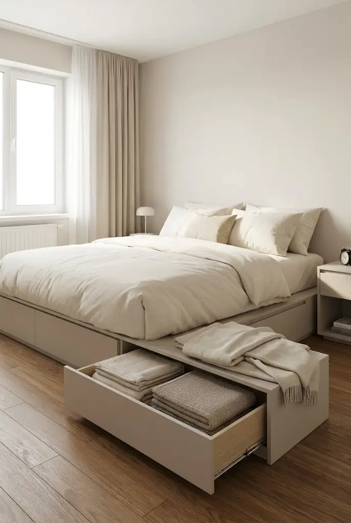Choose a Bed With Storage Underneath