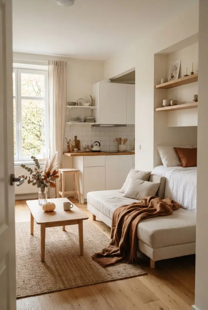 Clear Surfaces With Minimal Fall Decor