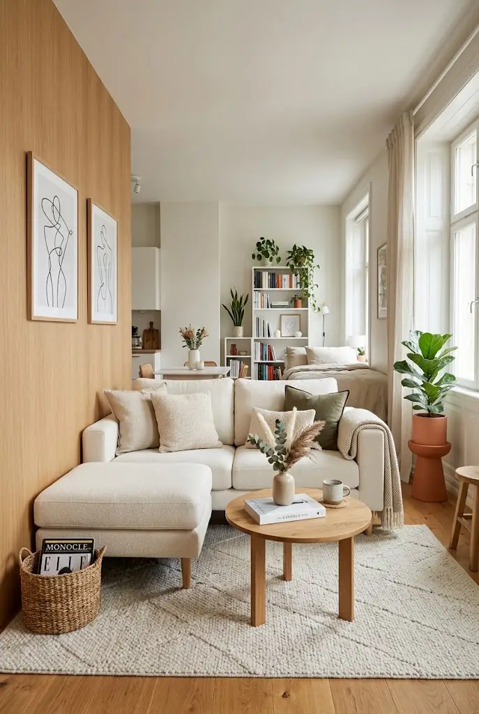 Compact Chaise Sofa