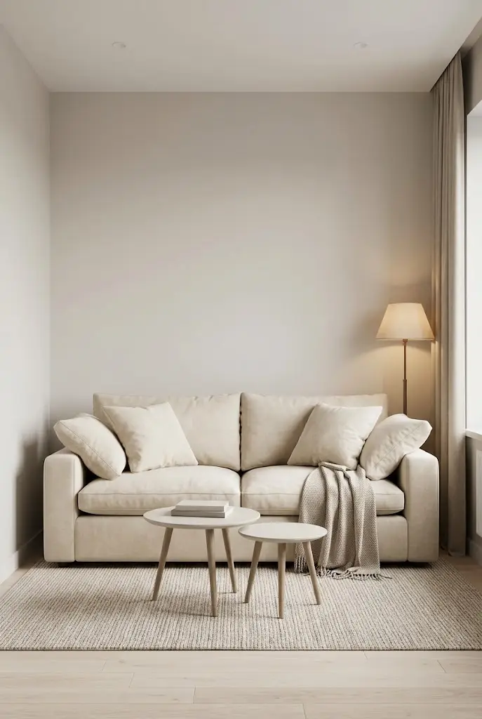 Compact Deep Seat Sofa
