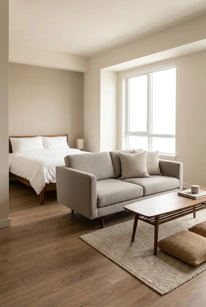 Couch as a Room Divider