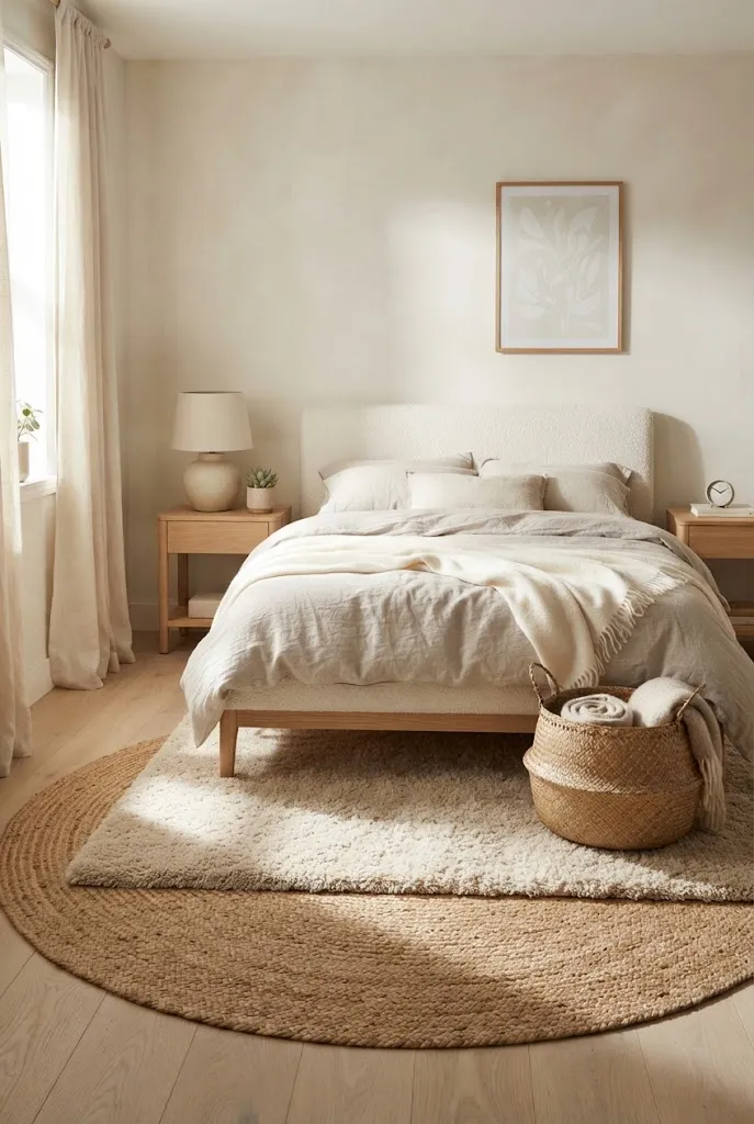 Cream Layered Rug