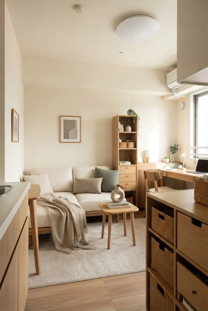 cozy studio apartment