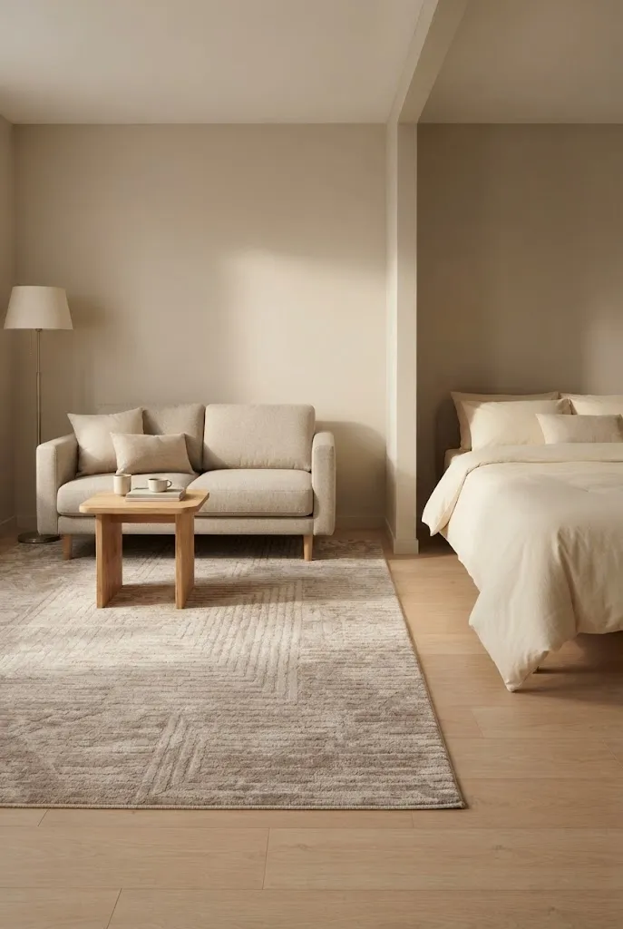 bed and couch in one room ideas