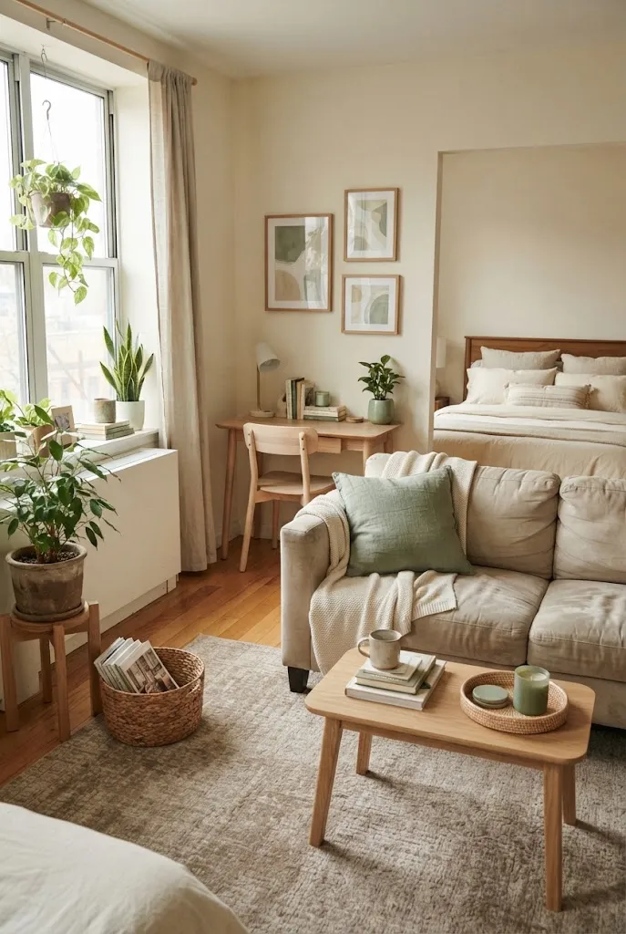 aesthetic studio apartment