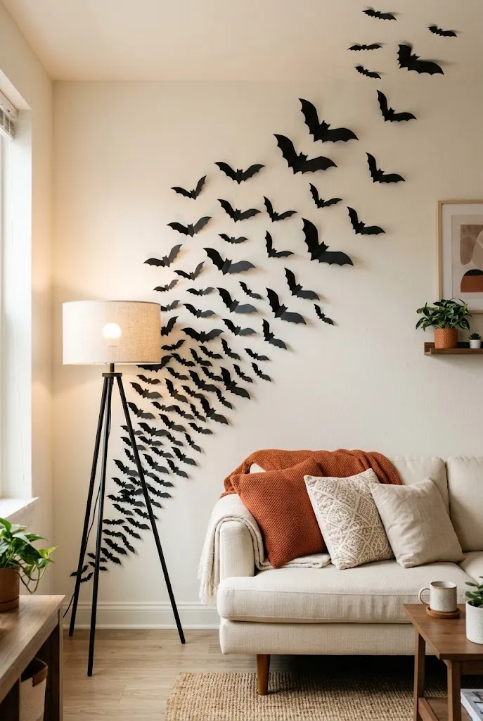 Create a Flying Bat Wall