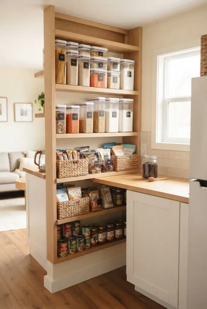 Create a Tiny Pantry Zone