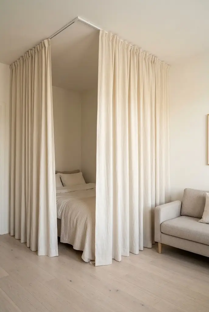 Curtain Room Divider