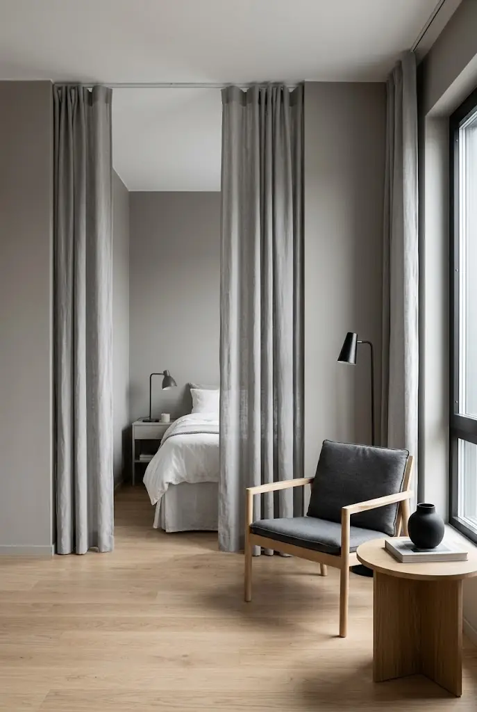 Curtains Matching the Wall Color
