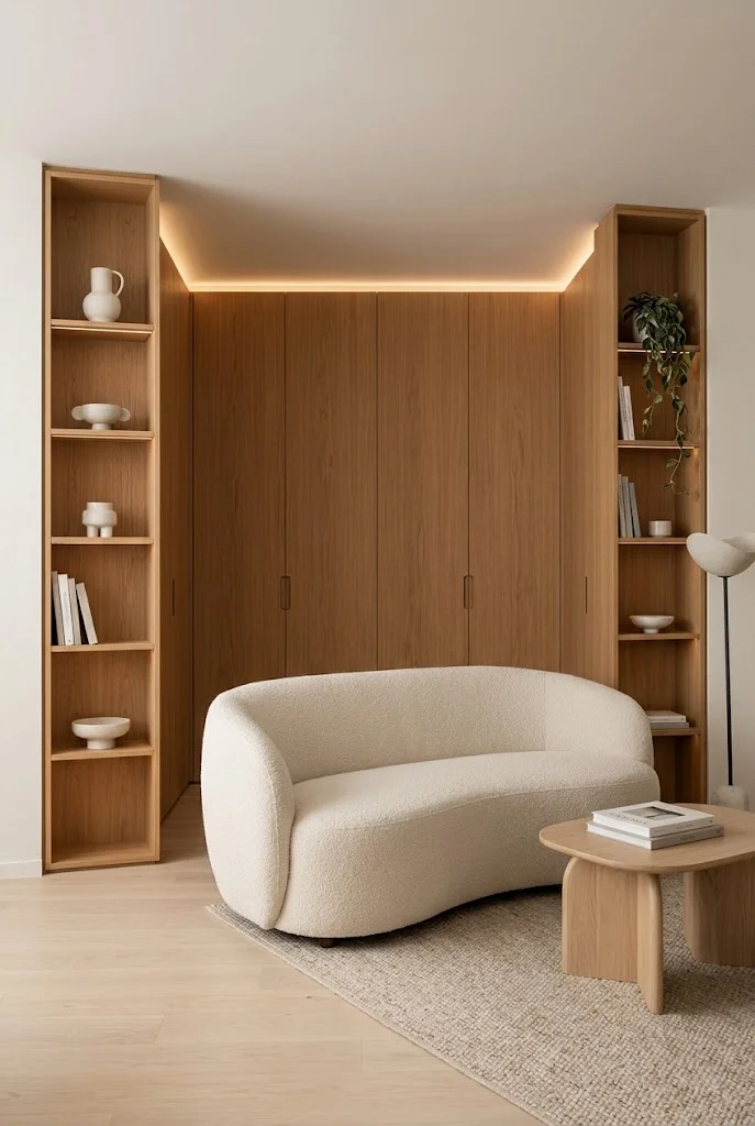 Curved Accent Sofa