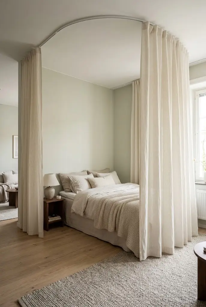 Curved Curtain Track