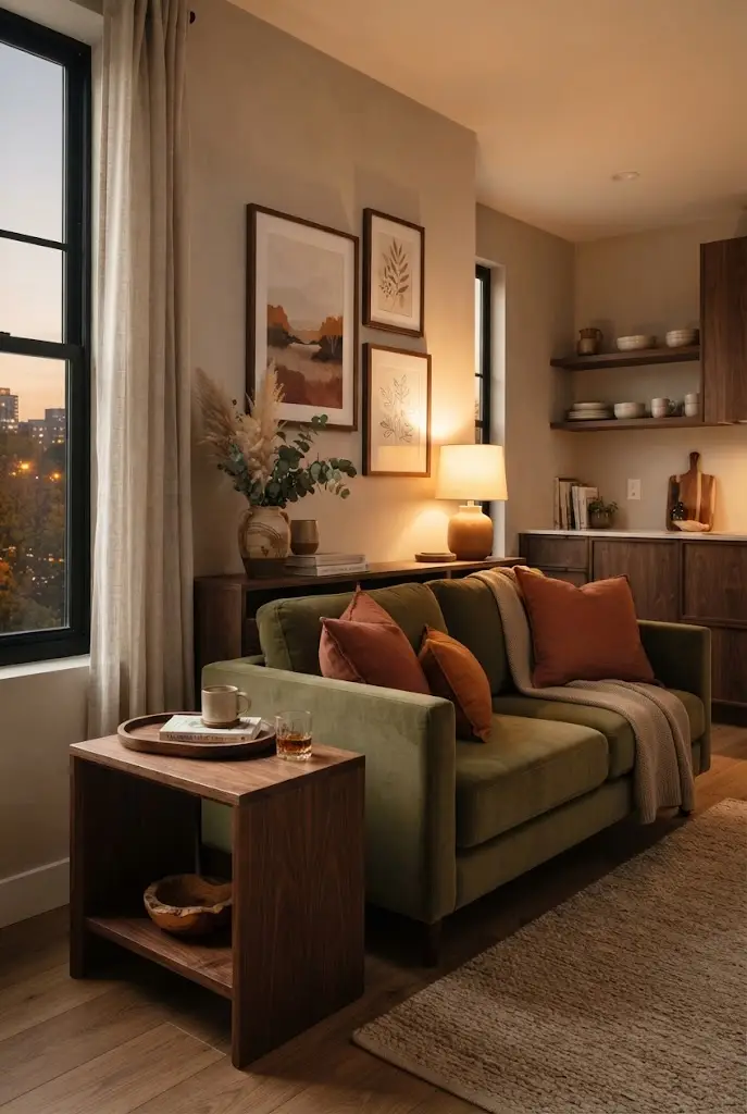 Dark Wood Fall Accents