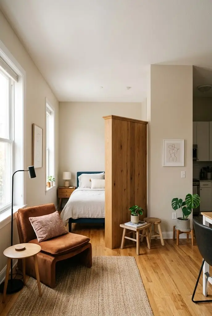 Divider With Open Space Above