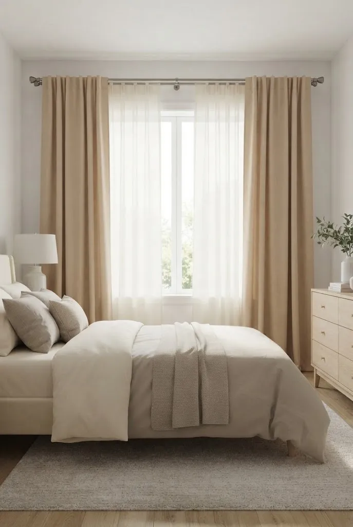 Double Rod Curtain Style
