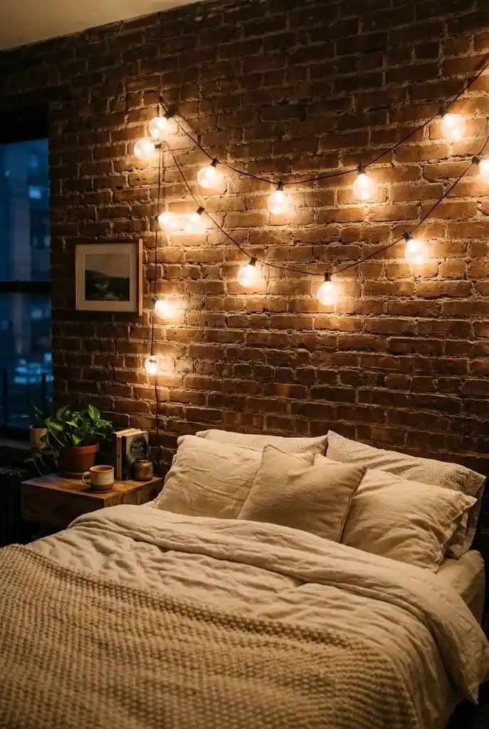 Drape String Lights for a Cozy glow
