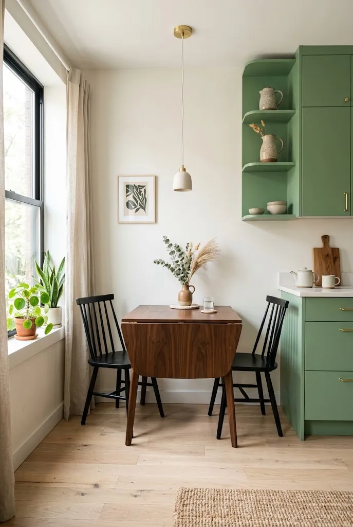 Drop-Leaf Dining Table