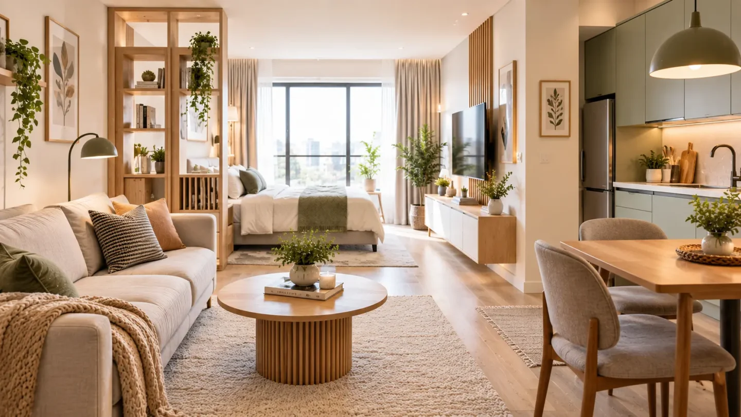 modern studio apartment layout ideas