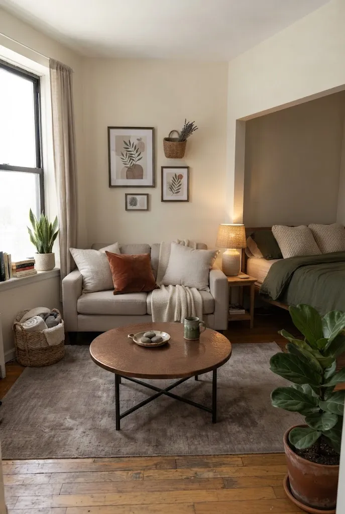 aesthetic studio apartment