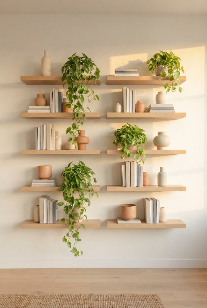 Floating Shelf Walls