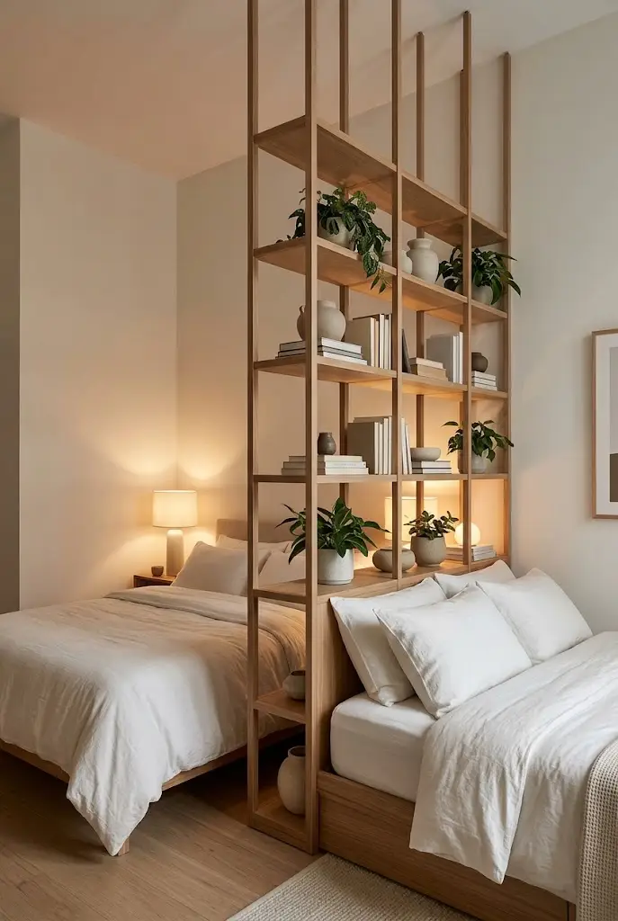 Floor to Ceiling Open Shelving