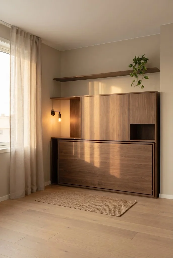 Fold-Down Wall Bed