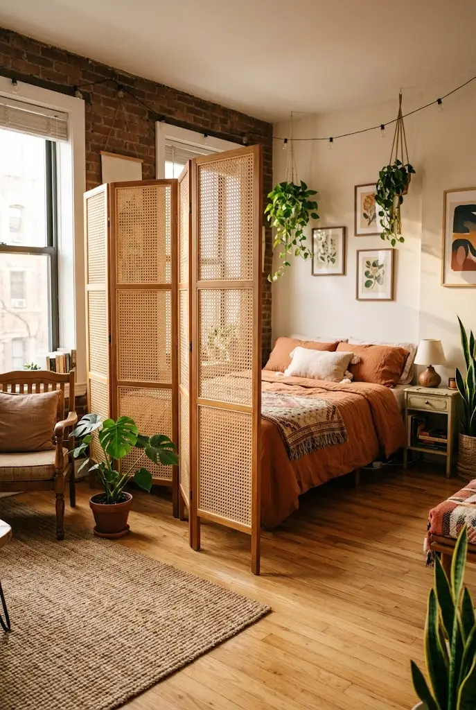 Freestanding Wood Screen