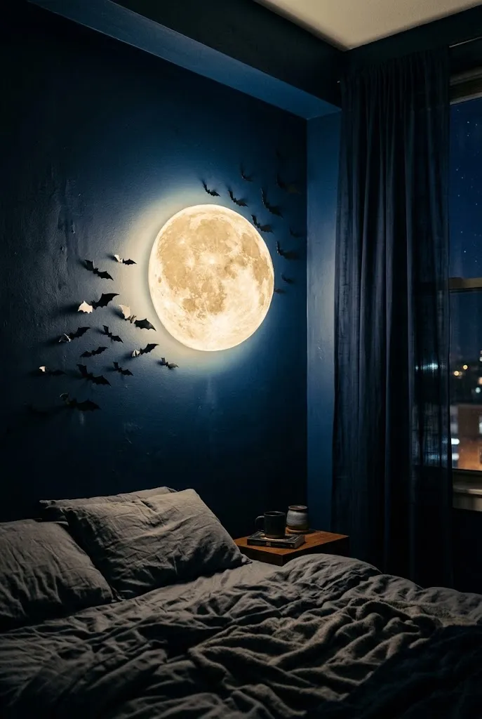 Full Moon Wall Light