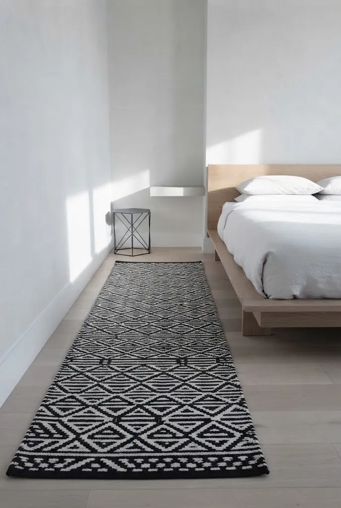 studio bedroom rug ideas