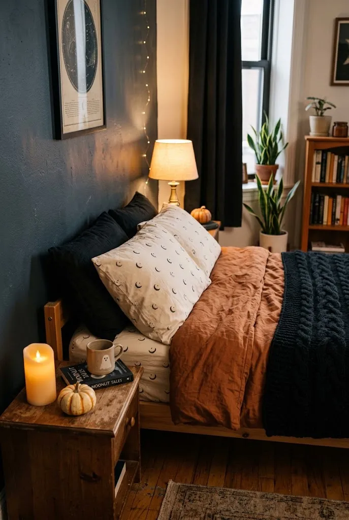 Give Your Bed a Spooky-Cozy Makeover