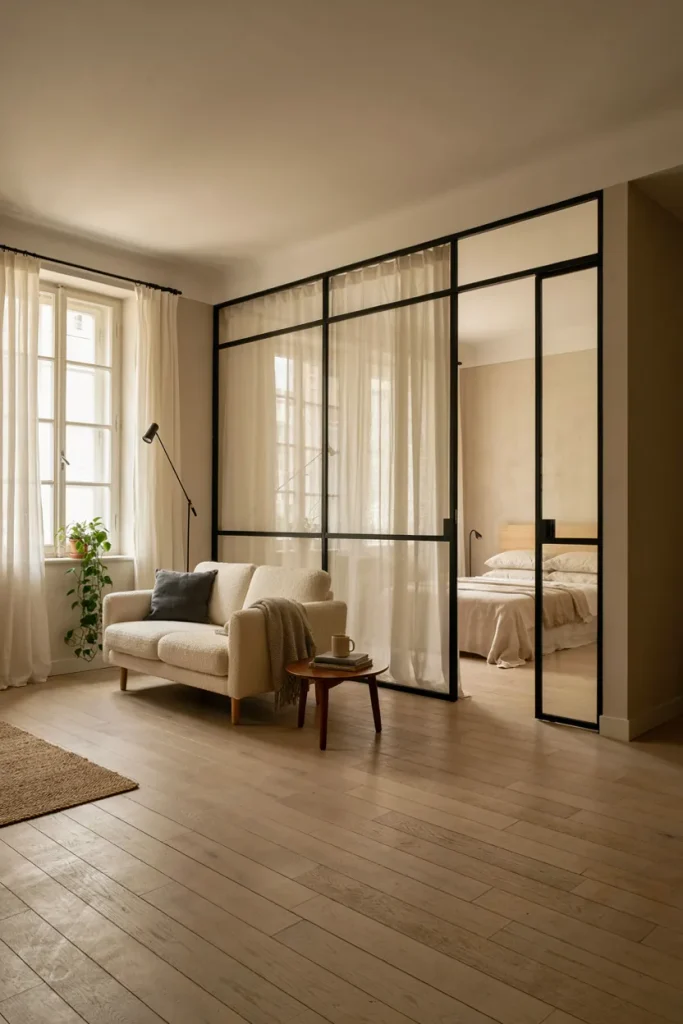 Glass Curtain Partition